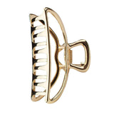 Open Shape Claw Clip - Gold