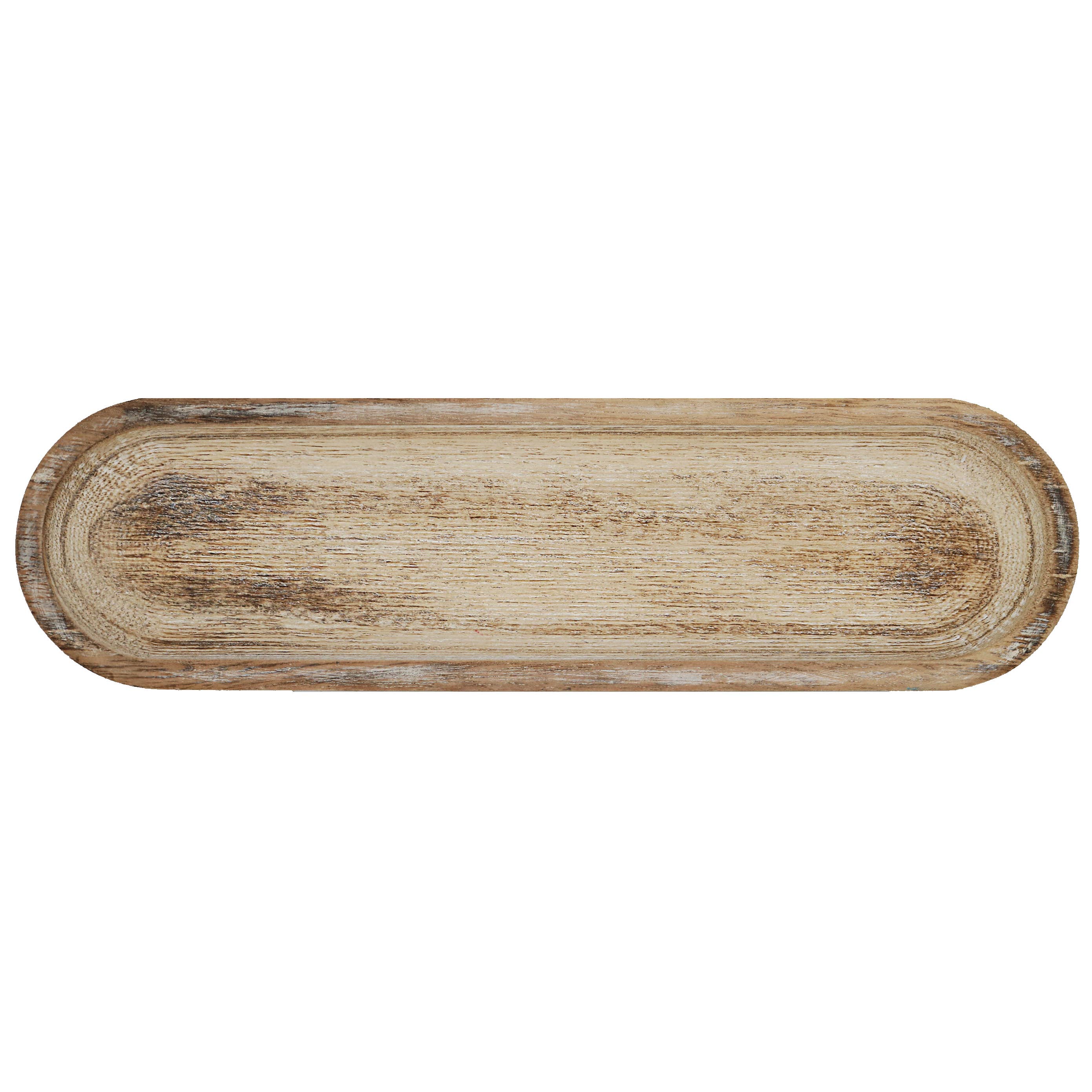 Large Wood Tray - Rustic - 14x4"