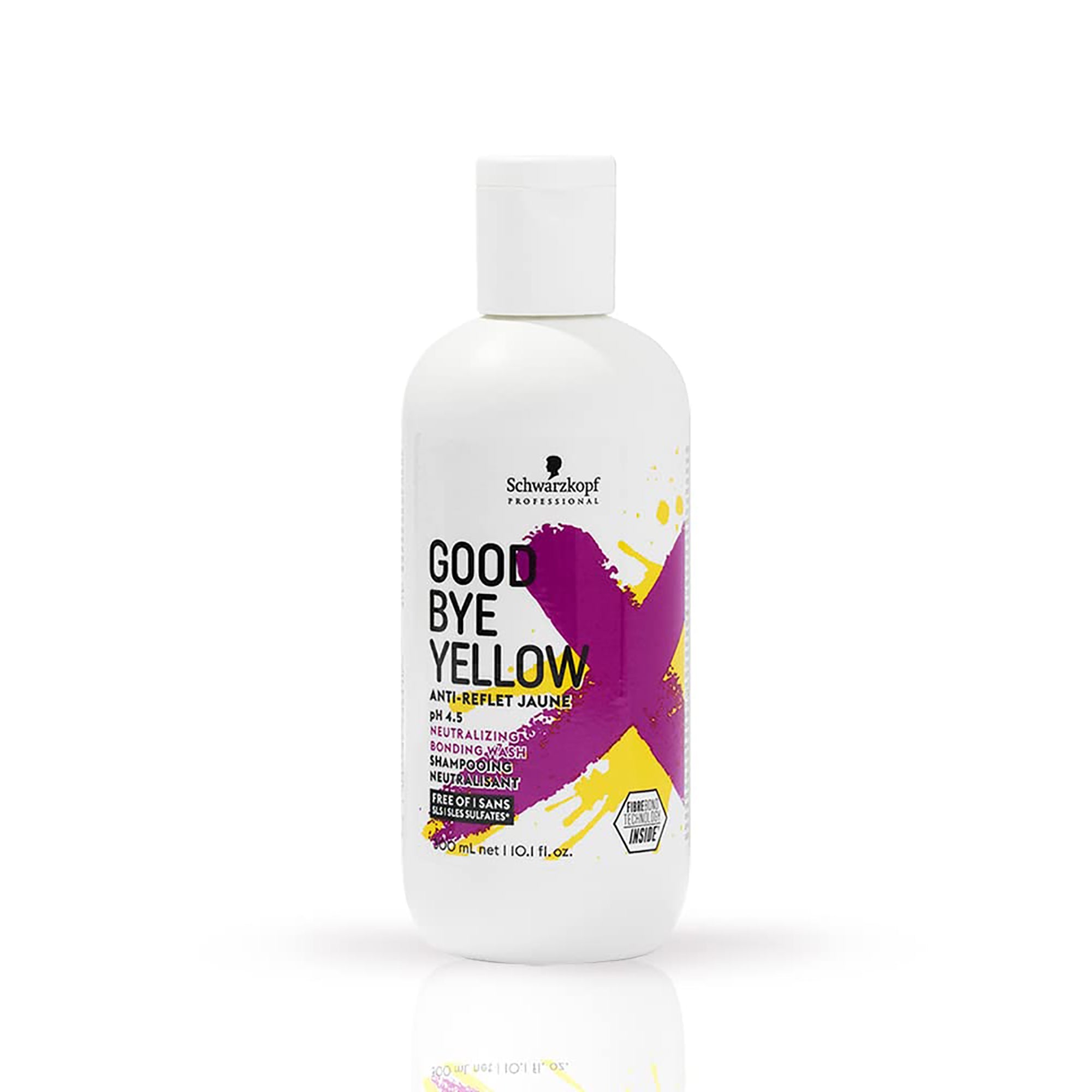 Bye Bye Yellow Shampoo - Neutralizing Purple Formula: Say goodbye to yellow tones with bye bye yellow shampoo.