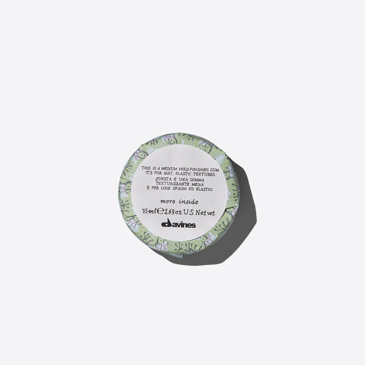 Davines Medium Hold Finishing Gum | More Inside 2.69oz